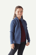 Hustadvika 2.0 Wool Cardigan Zip Kids, Atlantic blue