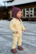 Hustadvika 2.0 Wool Baby Dress Zip, Vinje Grey