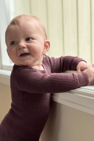 Havbris 2.0 Ull Babybody, Lavendel
