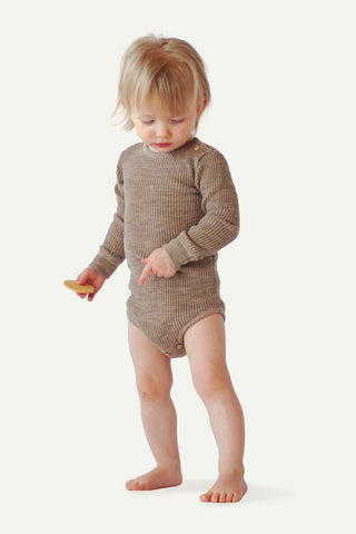 Havbris 2.0 Wool Babybody, Linen