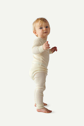 Havbris 2.0 Wool Tights Baby, Offwhite