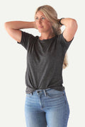 Basic T-Shirt Ladies, Anthracite