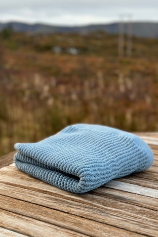 Lyngstad Health Blanket Wool Baby, Light Blue