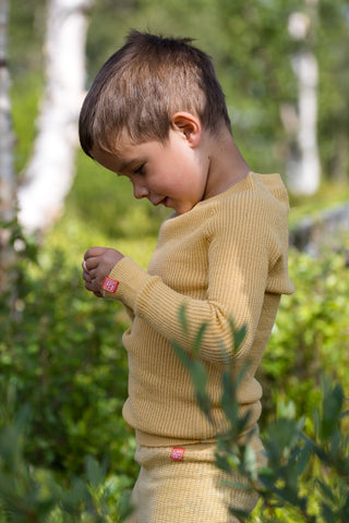 Lanullva Sea Breeze 2.0 Woolen Stillongs Children, Buttercup
