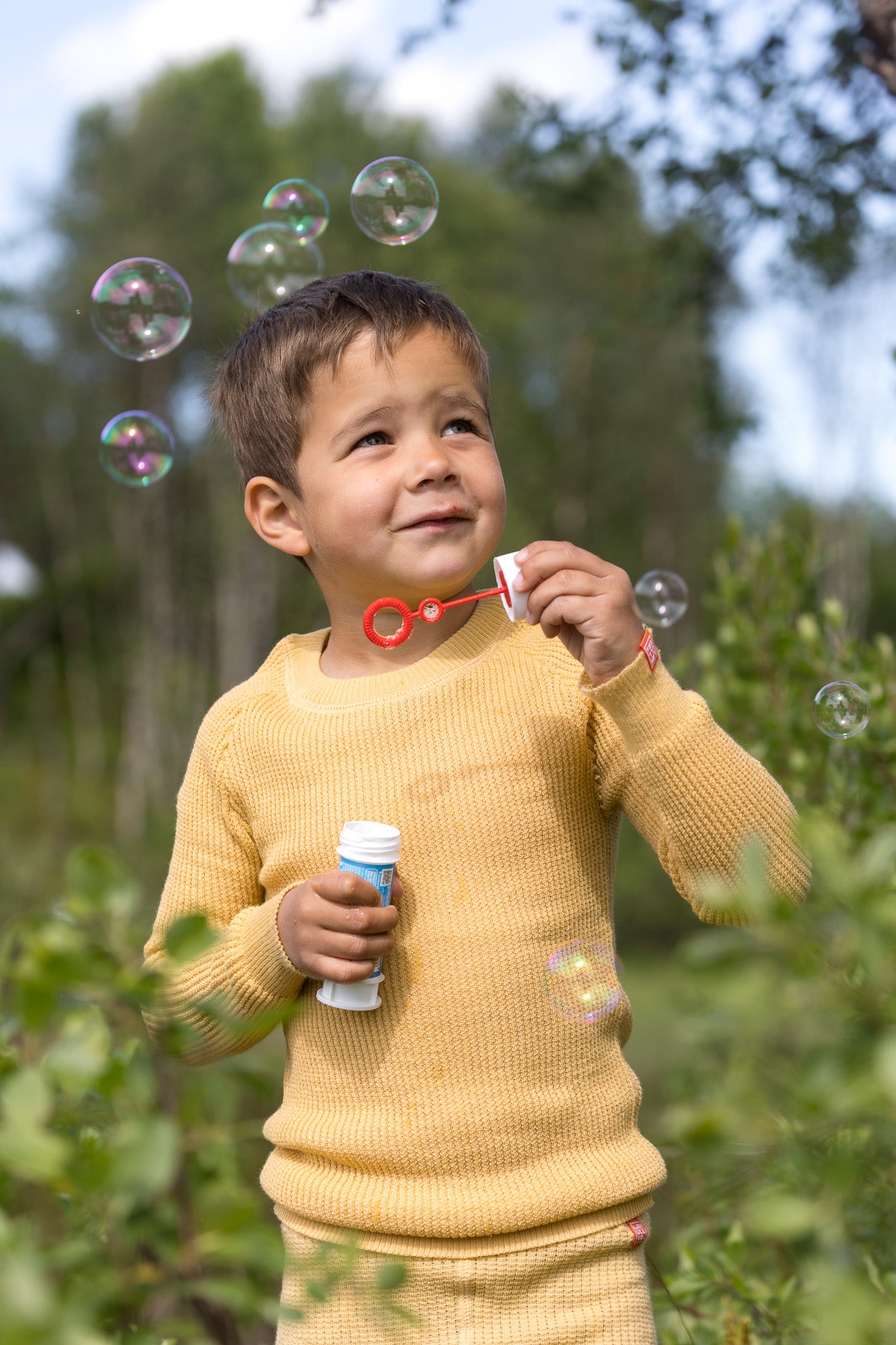 Lanullva Sea Breeze 2.0 Wool Sweater Kids, Buttercup