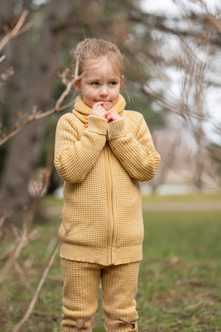 Lanullva Hustadvika 2.0 Wool Trousers Children, Buttercup