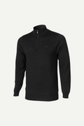 Classic 2.0 Wool Sweater Half Zip, Black