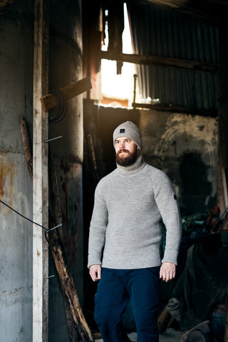 Lanullva Eilif Sweater Unisex, Gray stone