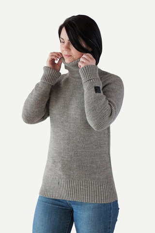 Lanullva Eilif Sweater Women, Gråstein