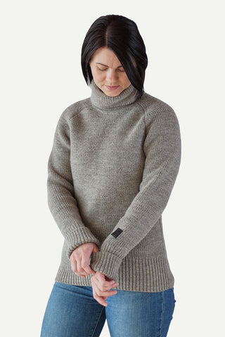 Lanullva Eilif Sweater Women, Gråstein