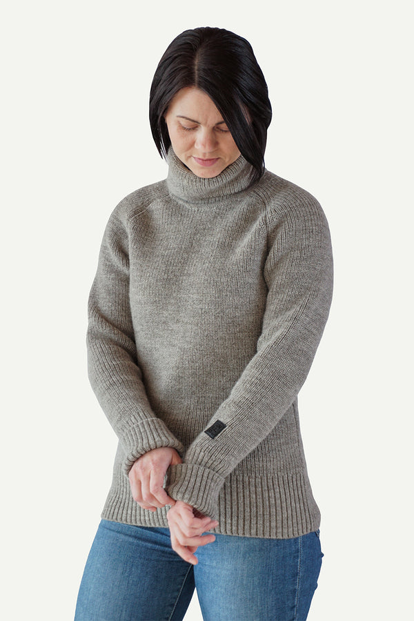 Lanullva Eilif Sweater Women, Gråstein