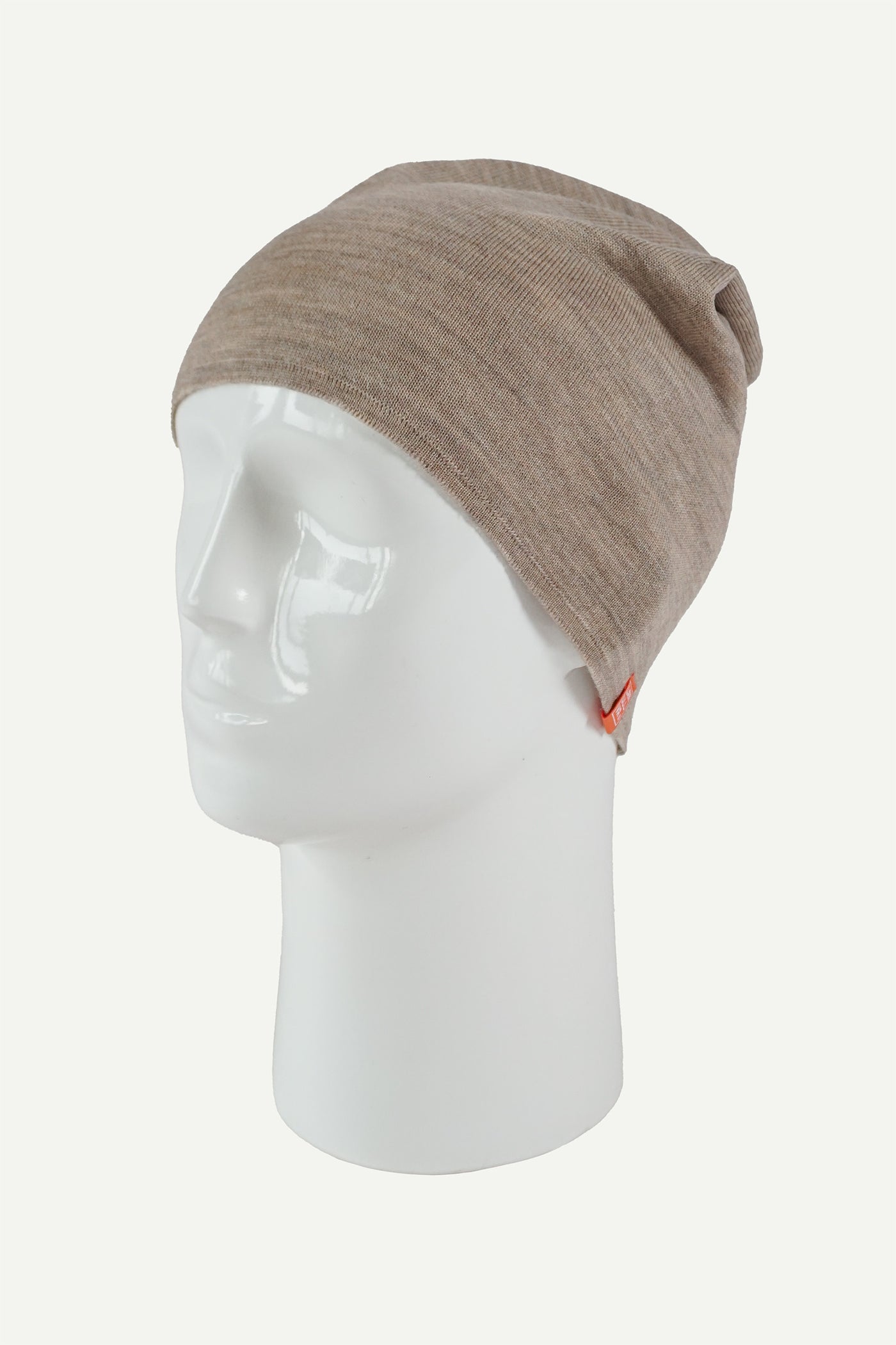 Lanullva Havbris 2.0 Wool Hat Stockinette, Linen