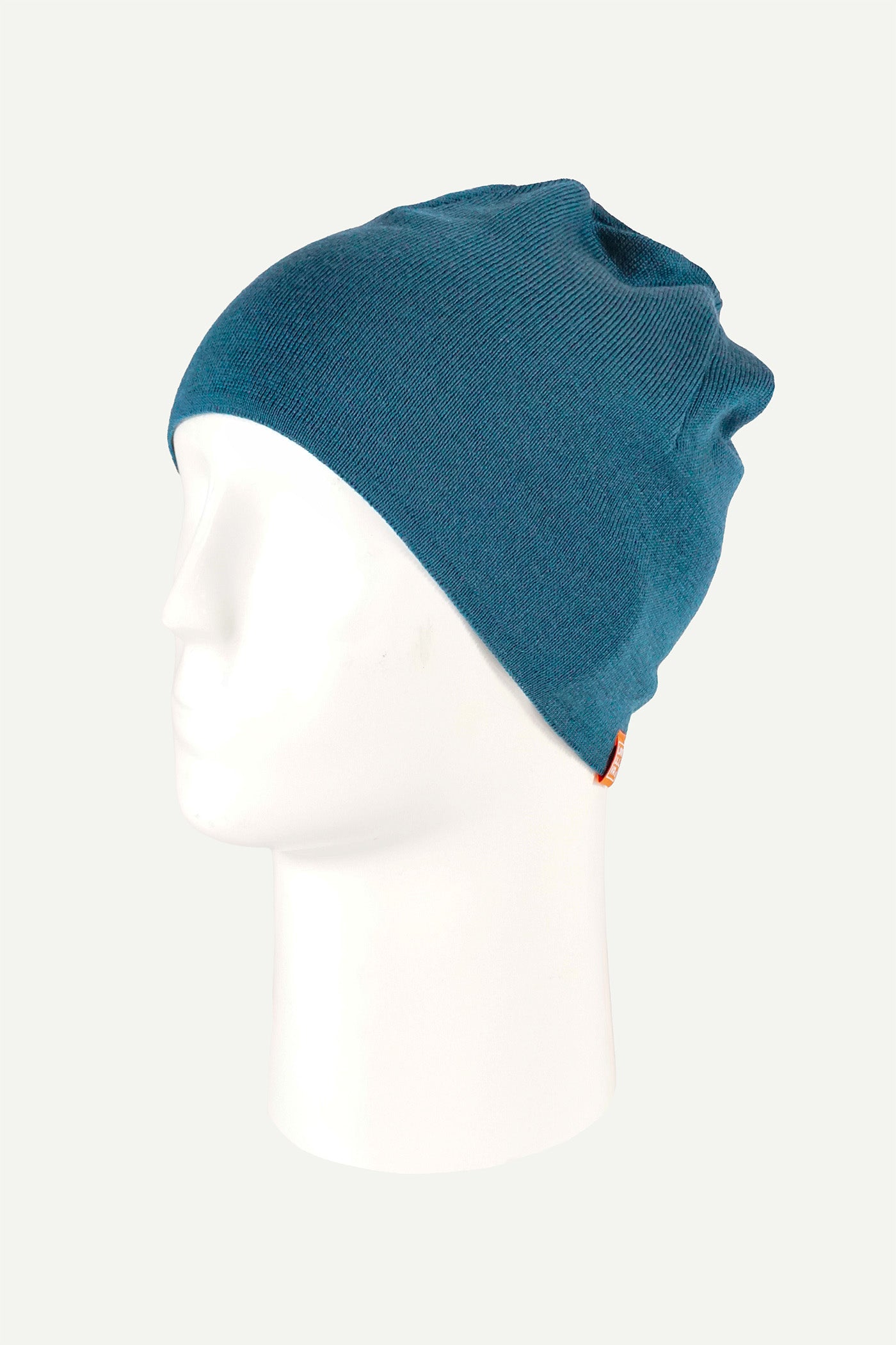 Lanullva Havbris 2.0 Wool Hat Plain Knit, Mountain Blue