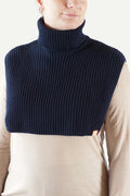 Merino Neck Warmer, Midnight Blue