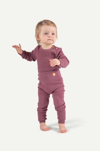 Lanullva Havbris 2.0 Ull Babybody, Lyng Rosa-Lanullva