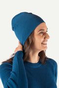 Havbris 2.0 Wool Beanie Stockinette, Arctic Blue