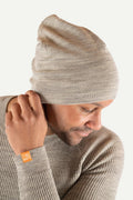 Havbris 2.0 Wool Beanie Stockinette, Vinje Grey