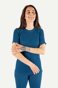 Havbris 2.0 Wool T-shirt, Arctic Blue