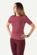 Havbris 2.0 Wool T-shirt, Heather Pink