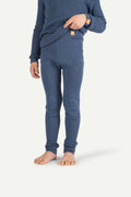 Havbris 2.0 Ullstillongs Kids, Atlantic blue