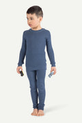 Havbris 2.0 Wool sweater Children, Atlantic blue