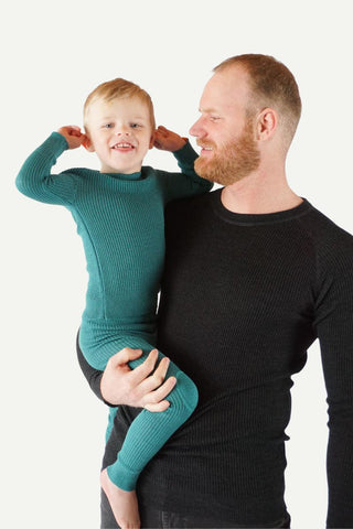 Lanullva Havbris 2.0 Ulltrøye Barn, Nordlys-Lanullva