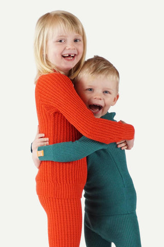 Lanullva Havbris 2.0 Ulltrøye Barn, Nordlys-Lanullva