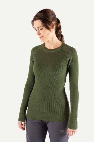 Havbris 2.0 Ulltrøye Crewneck, Granbar-Lanullva