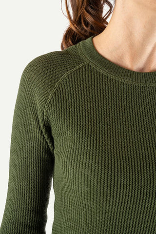 Havbris 2.0 Ulltrøye Crewneck, Granbar-Lanullva