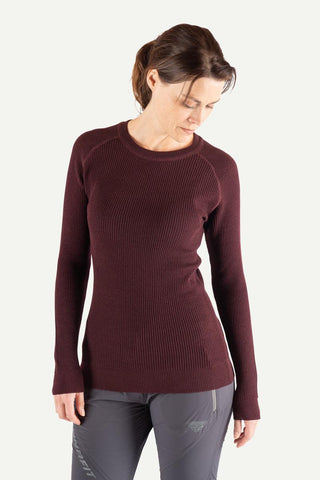 Havbris 2.0 Ulltrøye Crewneck, Solbær-Lanullva