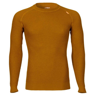 Havbris Ulltrøye Crewneck, Okergul-Lanullva