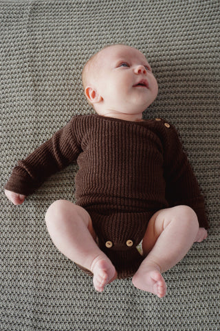 Havbris 2.0 Wool Babybody, Bark