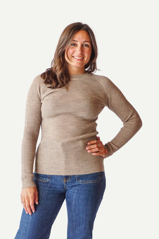 Lanullva Havbris 2.0 Crewneck, Linen 