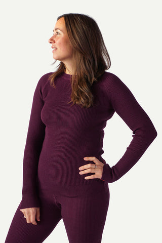 Lanullva Sea Breeze 2.0 Crewneck, Plum 