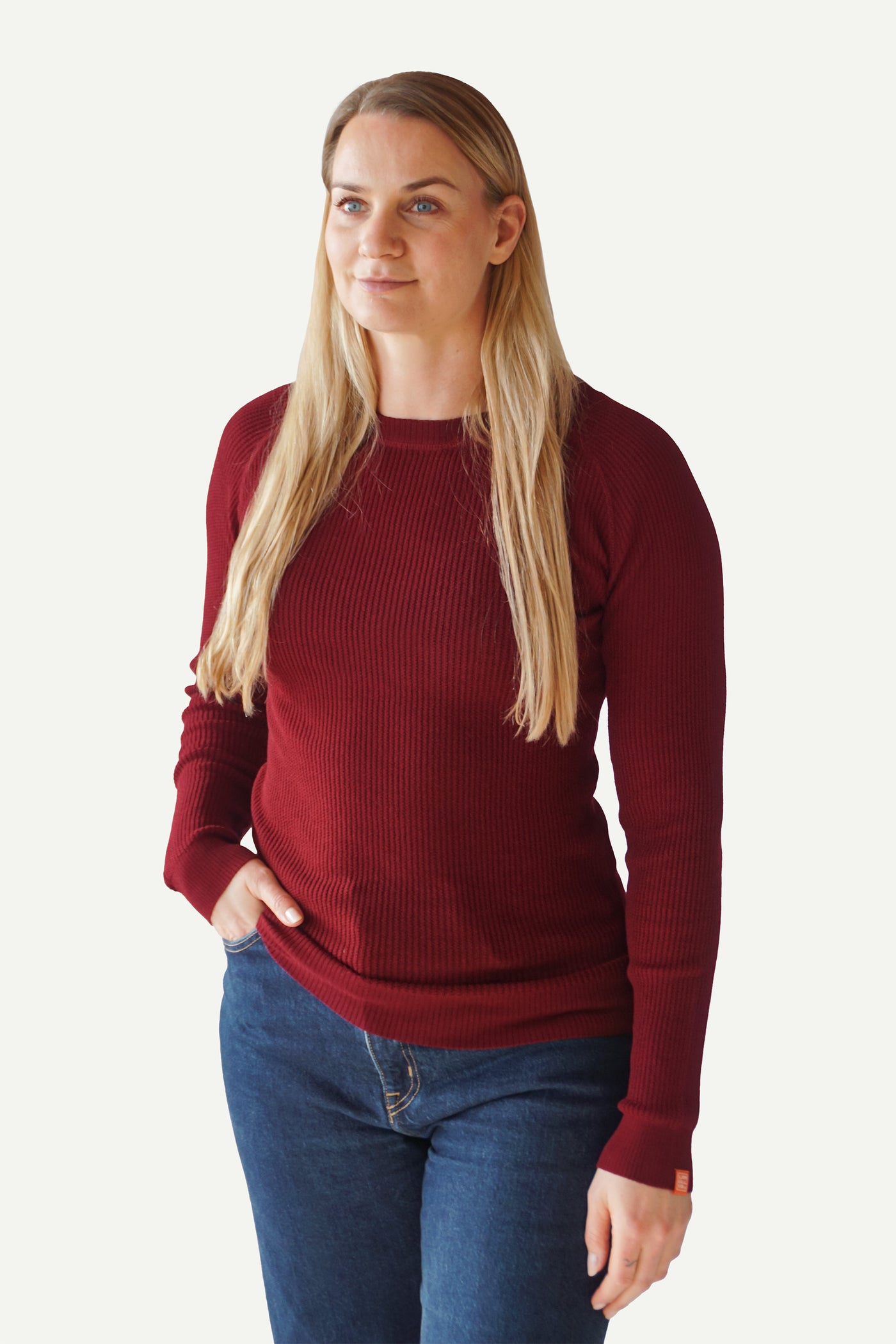 Lanullva Havbris 2.0 Crewneck, Burgundy 