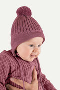 Hustadvika 2.0 Baby Hat Flap, Heather Pink