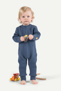 Hustadvika 2.0 Children's suit Zip, Atlantic blue