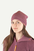 Hustadvika 2.0 Wool Hat Baggy, Heather Pink