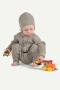 Hustadvika 2.0 Wool Hat Flaps Children, Vinje Grey