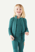 Hustadvika 2.0 Wool Cardigan Zip Kids, Northern Lights