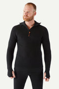 Hustadvika 2.0 Wool Sweater Half Zip, Coal