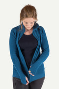 Hustadvika 2.0 Wool Jacket Zip, Arctic Blue
