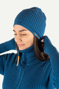 Hustadvika Wool Hat Rib knit 2.0, Arctic Blue
