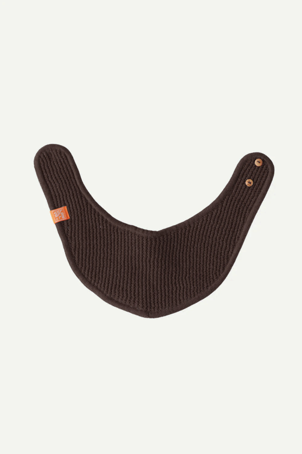Lanullva Hustadvika 2.0 Wool Bib Baby, Bark