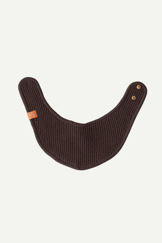 Lanullva Hustadvika 2.0 Wool Bib Baby, Bark