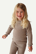 Hustadvika 2.0 Wool Sweater Kids, Linen