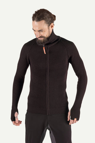 Hustadvika 2.0 Wool Jacket Zip, Bark