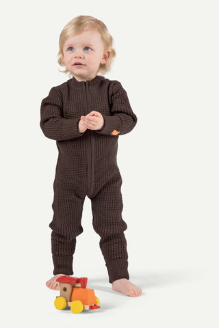 Hustadvika 2.0 Children's Suit Zip, Bark