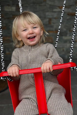 Hustadvika 2.0 Children's Suit Zip, Linen