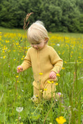 Hustadvika 2.0 Wool Baby Suit Zip, Buttercup